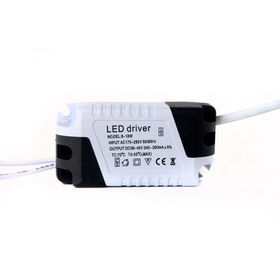 Драйвер для LED панелей 8-18W Input: AC 175-265 В Output:DC 36-48 В, EH-DRV-818