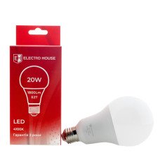 LED лампа A70 E27 20 Вт 4100К