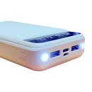 Power Bank 20000 mAh із ліхтариком type-c Білий, EH-P-02-W