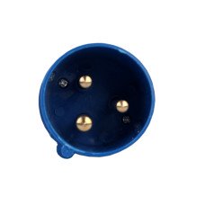 Вилка силовая 3x16/2P+PE/16 А/220 – 250 В/IP44