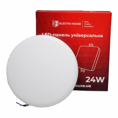 LED панель універсальна Кругла 4000К 24 вт 2200 Лм, EH-PU-24RD
