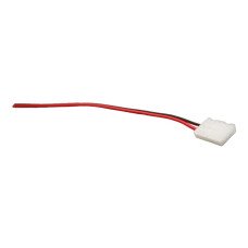  Конектор 8мм затискач-провід 2pin, 15 см