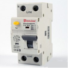 Дифференциальный автомат  40 A 1p+N (2 модуля) 230-240 В 4,5 кА