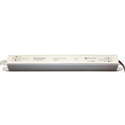 LED драйвер компактний 24 Вт 12 В (серія Тонка), гарантія 2 роки, EH-DR24WL2