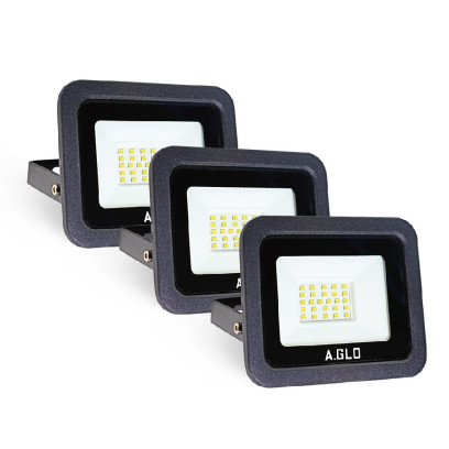 Набор из 3-х прожекторов светодиодных A.GLO GL-11-20 20W 6400K, 000057196
