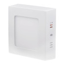 Світильник точковий накладний Євросвітло 6Вт квадратний LED-SS-120-6 6400К, 000039177