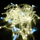 Гірлянда вулична STARLIGHT бахрома теплий/білий Flash 75LED IP44 прозорий 2x0.7м, 000057266