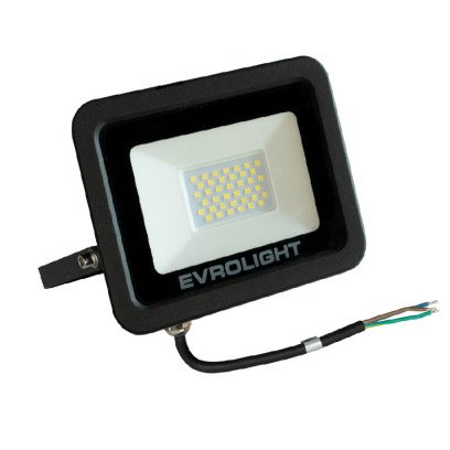 Прожектор светодиодный EVROLIGHT FM-01-30 30W 6400K, 000057054