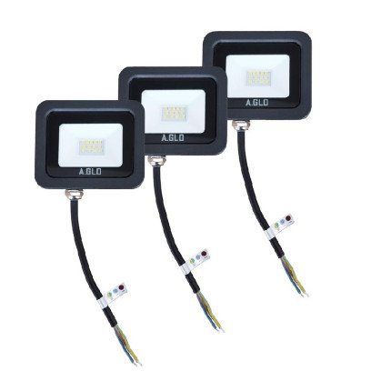 Набір із 3-х прожекторів світлодіодних A.GLO GL-11-10 10W 6400K, 000057194