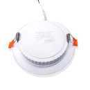 Світильник точковий врізний EVROLIGHT 12Вт коло PLAIN-12R 6400К, 000041063