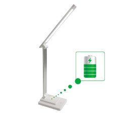 Настільна LED лампа на акумуляторі Ridy-10-2-PWR 10 Вт біла