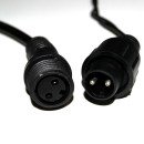 Гірлянда вулична STARLIGHT бахрома жовтий/білий Flash 75LED IP44 чорний 2x0.7м, 000057265
