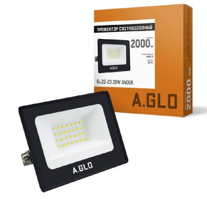 Прожектор світлодіодний A.GLO GL-22-20 20W 6400K, 000058903