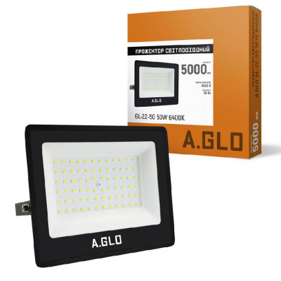 Прожектор світлодіодний A.GLO GL-22-50 50W 6400K, 000058905
