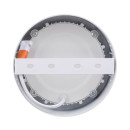 Светильник точечный накладной Євросвітло 6Вт круг LED-SR-120-6 6400К, 000039174 Светильник точечный накладной Євросвітло 6Вт круг LED-SR-120-6 6400К, 000039174