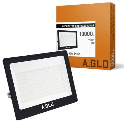 Прожектор світлодіодний A.GLO GL-22-100 100W 6400K, 000058906