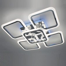 Світлодіодна акрилова люстра з пультом LD3689-5CR+RGB
