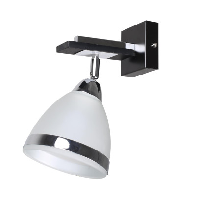 Светильник настенный MB 2606-1W BK+CR+WT, MB2606-1W-BK-CR-WT
