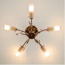 Люстра 15527CG-5H-WT-PK