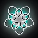 Светодиодная акриловая люстра с пультом LD3398-10+RGB, LD3398-10-RGB Светодиодная акриловая люстра с пультом LD3398-10+RGB, LD3398-10-RGB