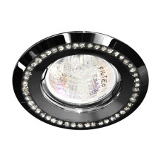 Вбудований світильник Feron DL103-BK під лампу прозорий чорний