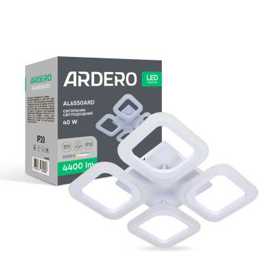 Світлодіодний накладний світильник Ardero AL6550ARD MATEO 40Вт 5000K білий, 8365