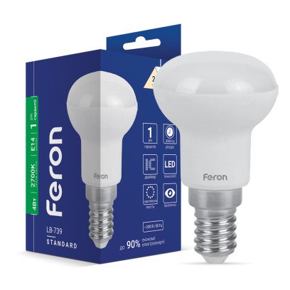Світлодіодна лампа Feron LB-739 4Вт E14 2700K, 6298