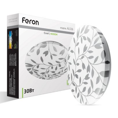 Світлодіодний накладний світильник Feron AL536 30Вт 4000K білий, 6422