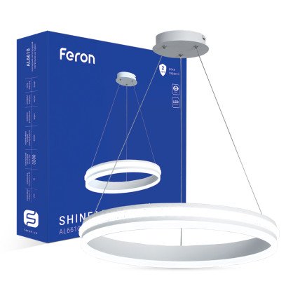 Світлодіодна люстра Feron AL6610 SHINE LEVITATION 50Вт 4000K білий, 7691