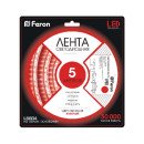 Світлодіодна стрічка Feron LS604 12В 4.8Вт/м червоний, 4963