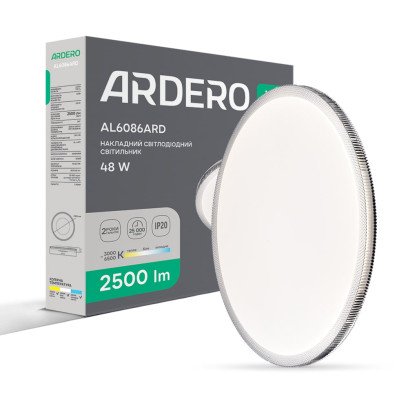 Світлодіодний накладний світильник Ardero AL6086ARD MODA 48Вт, 8355
