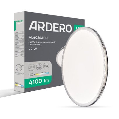 Світлодіодний накладний світильник Ardero AL6086ARD MODA 72Вт, 8356
