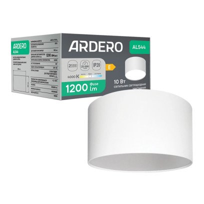 Світлодіодний накладний світильник Ardero AL544 10Вт 4000K білий, 8589