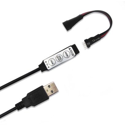 Світлодіодна стрічка Feron LS708 USB 7.2Вт/м RGB, 5982