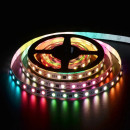 Светодиодная LED лента PROLUM™ 24V; 5050\60; IP20; Series "SMART", RGB (Pixel Full Color), 350018 Светодиодная LED лента PROLUM™ 24V; 5050\60; IP20; Series "SMART", RGB (Pixel Full Color), 350018