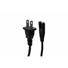 Кабель живлення PROLUM™ під USA розетку (2 контакти), 1М