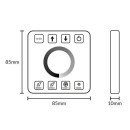 Контролер PROLUM SPI; Single color; TOUCH панель; RF;, 402045