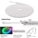 Готовый набор Круглой неоновой ленты PROLUM™ 5V; D13 ; 5M; RGB FULL COLOR, 150008 Готовый набор Круглой неоновой ленты PROLUM™ 5V; D13 ; 5M; RGB FULL COLOR, 150008