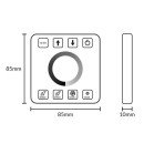 Контроллер PROLUM SPI; Single color; TOUCH панель; RF;, 402045 Контроллер PROLUM SPI; Single color; TOUCH панель; RF;, 402045