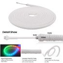 Готовый набор Круглой неоновой ленты PROLUM™ 5V; D13 ; 5M; RGB FULL COLOR, 150008 Готовый набор Круглой неоновой ленты PROLUM™ 5V; D13 ; 5M; RGB FULL COLOR, 150008