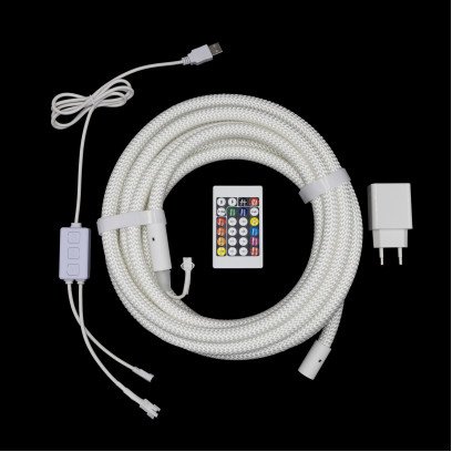 Готовый набор Круглой неоновой ленты PROLUM™ 5V; D13 ; 5M; RGB FULL COLOR, 150008