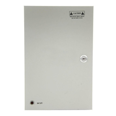 Блоки питания (в металлическом боксе) PROLUM 180W 12V (IP20,15A,9CH) Series "CCTV", 221012