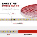 Светодиодная LED лента PROLUM™ 220V; 2835\120; IP67; 8 ММ; Series 