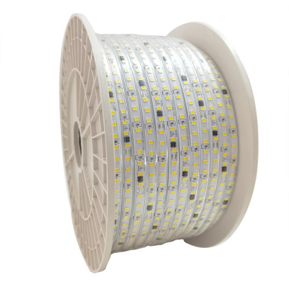Светодиодная LED лента PROLUM™ 220V; 2835\120; IP67; 8 ММ; Series 