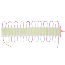 Світлодіодний модуль PROLUM COB 2W (с линзой матовою) 12V, Рожевий