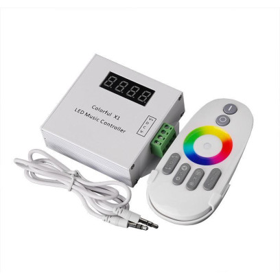 Контролер SMART RGB PROLUM Музичний (6 кнопок; RF; WS2811;WS2812), 402020