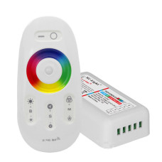 Контроллер RGB + W PROLUM (RF; 5K; сенсорний; 18A; Білий)