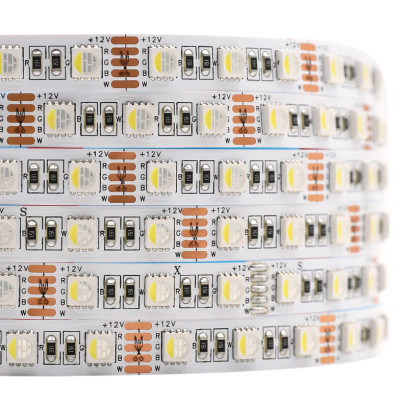 Світлодіодна LED стрічка PROLUM™ 12V; 5050\60; IP20; Series "PRO", RGB + W, 320016