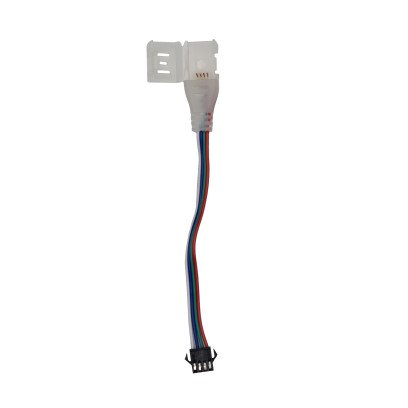 Коннектор PROLUM™ для неону RGB IC 6x12, Провод + 1 зажим, 501085