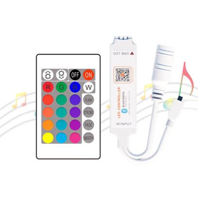 Контроллер PROLUM RGB; c пультом 24 кнопки IR; Mini; Wi-Fi; TUYA; 6A; Series: HomeLink, 404020